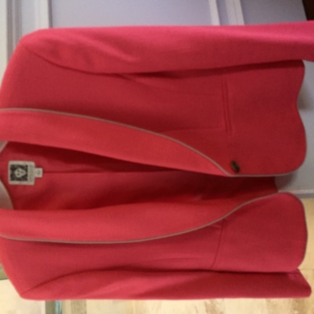 Anne Klein pink jacket, size 4P